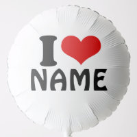 Customizable Valentines Day I love Heart Custom