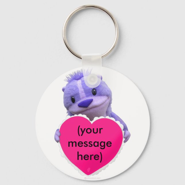 Customizable Valentine's Day key chain (Front)