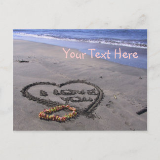 Customizable Valentine's Holiday Postcard