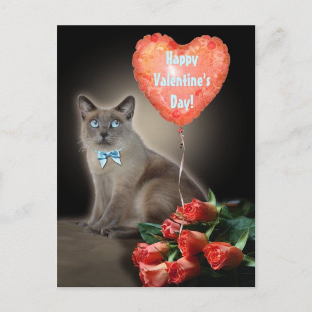 Customizable Valentine's Holiday Postcard (Front)