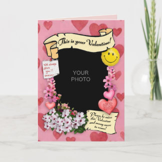 Customizable Valentine's 💗 Photo Card