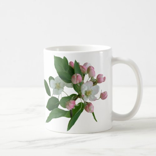 Customizable Valerie name monogram pink floral  C Coffee Mug
