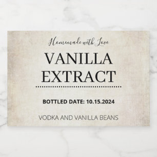 Customizable Vanilla Extract Label AB01_02RTbk