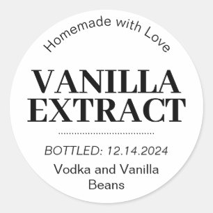 Customizable Vanilla Extract Label AB_01rd