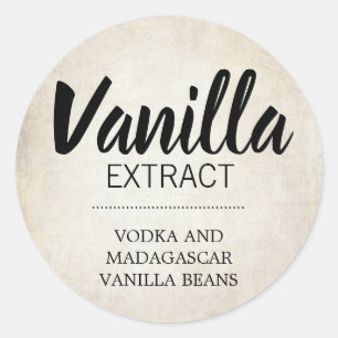Customizable Vanilla Extract Label BL_01rdbk