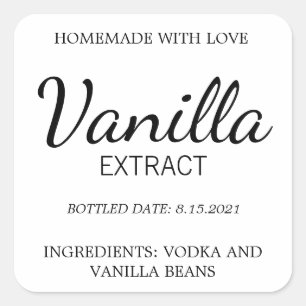 Customizable Vanilla Extract Label DS_01sq