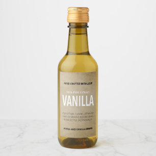 Customizable Vanilla Extract Label VE006_1