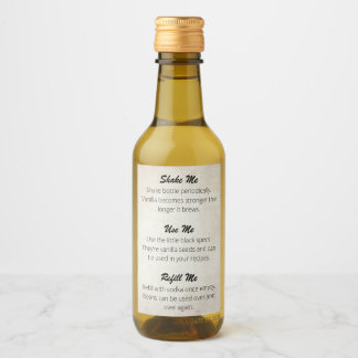 Customizable Vanilla Extract label VE_002_04c