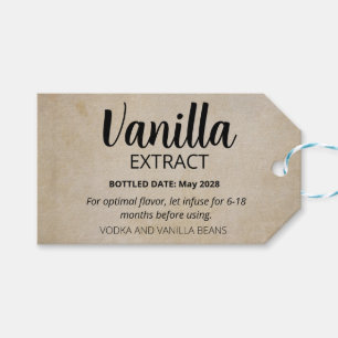 Customizable Vanilla Extract Tag VE001_04RT