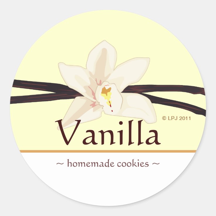 Customizable Vanilla Stickers Zazzle