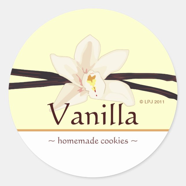 Customizable Vanilla Stickers (Front)