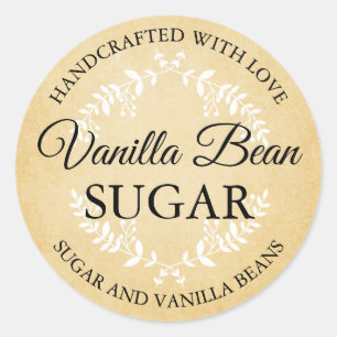 Customizable Vanilla Sugar labels VS001rd