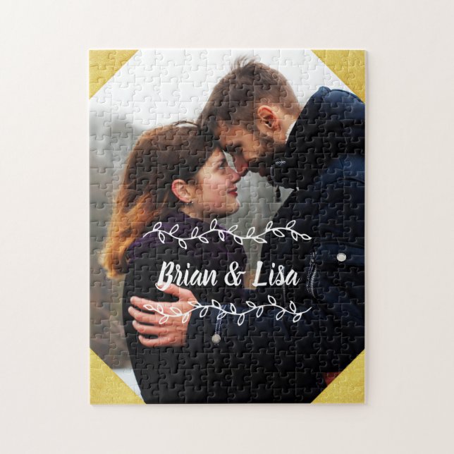 Customizable Vertical Couple Photo Puzzle (Vertical)