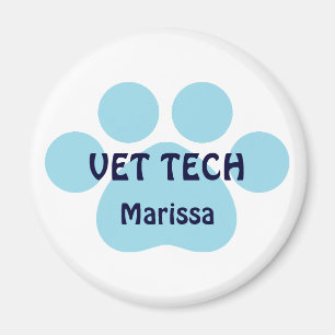 Customizable Vet Tech Magnet