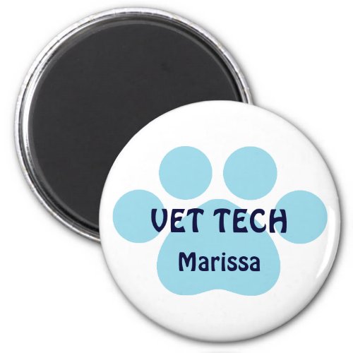 Customizable Vet Tech Magnet