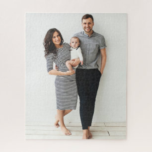 Customizable Vetical Family Photo Puzzle
