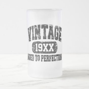 Customizable Vintage Aged To Perfection Mugs by LaughingShirts at Zazzle