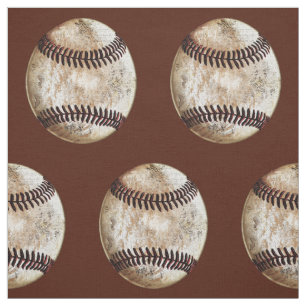 Customizable Vintage Baseball Fabric, YOUR COLORS Fabric
