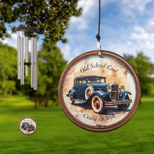 Customizable Vintage Car Wind Chime