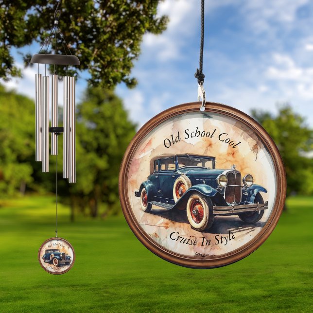 Customizable Vintage Car Wind Chime (Outdoor)