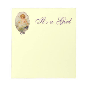 Customizable Vintage Cherubs Notepad