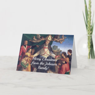 Customizable Vintage Christmas Card