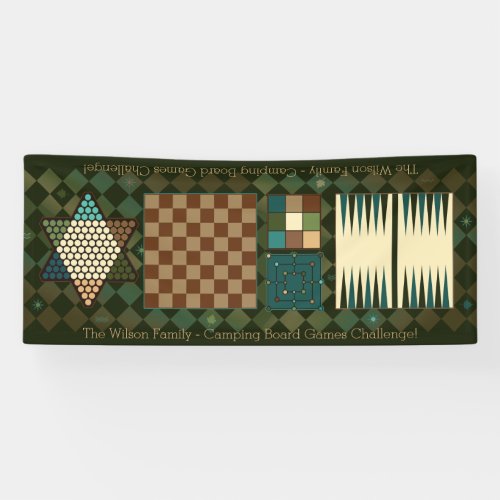 Customizable Vintage Classic Board Games  Banner