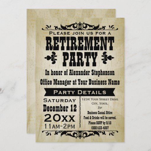 Customizable Vintage Country Party Invitations | Zazzle