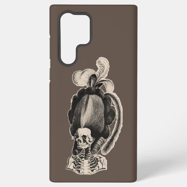 Customizable Vintage Crowned Skulls Samsung Galaxy Case (Back)