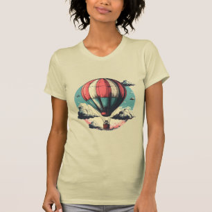 Customizable Vintage Hot Air Balloon Tote Bag T-Shirt