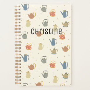 Customizable Vintage Kitchenware Pattern Planner