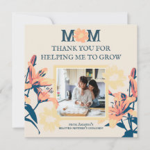 Customizable Vintage Mother's Day Card