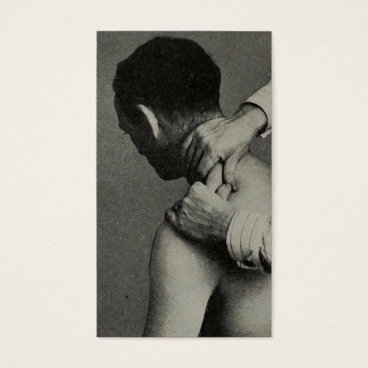 Customizable Vintage Old Timey Massage Photo (Front)