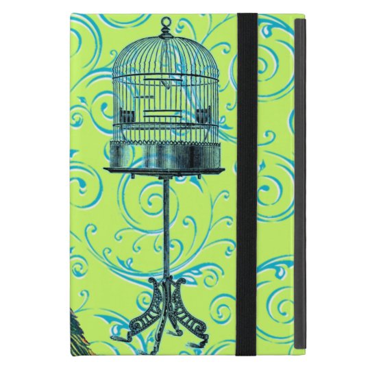 Customizable Vintage Peacock Swirl Case For iPad Mini