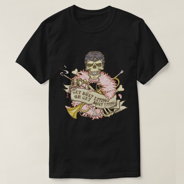 Customizable Vintage Skull T-Shirt (Design Front)