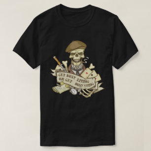Customizable Vintage Skull T-Shirt