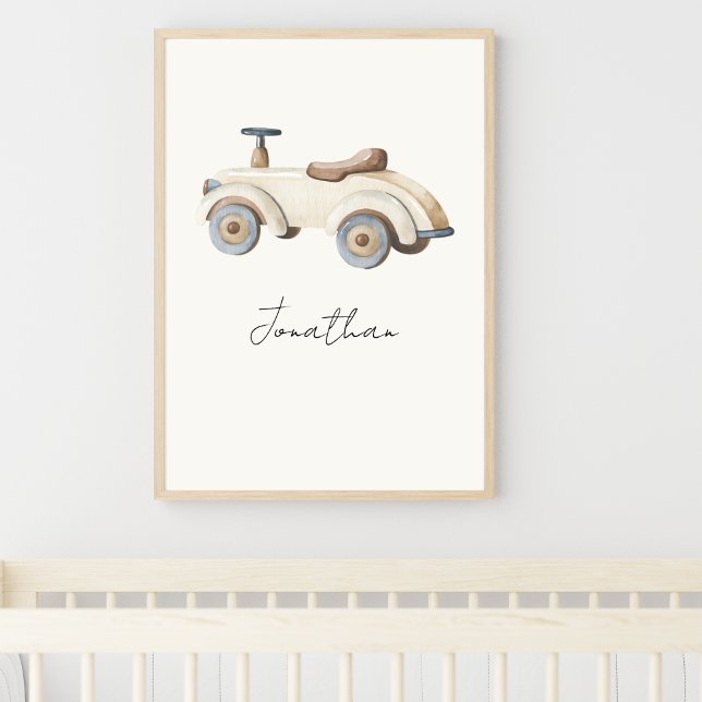 Customizable Vintage Toy Car Poster (Creator Uploaded)