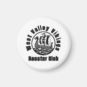Customizable Vintage Viking Mascot School Spirit  Magnet