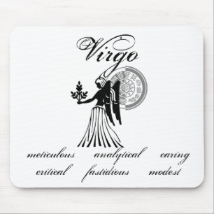 Customizable Virgo Angel traits Greek-style Mouse Pad