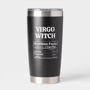 Customizable Virgo Gift Zodiac Astrology Witch BFF Insulated Tumbler