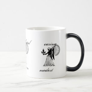 Customizable Virgo traits Greek-style Zodiac Color Morph Mug