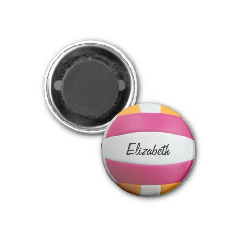 Customizable Volleyball Magnet
