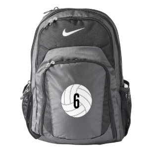 Volleyball Bags Zazzle Customizable Volleyball Player Backpack