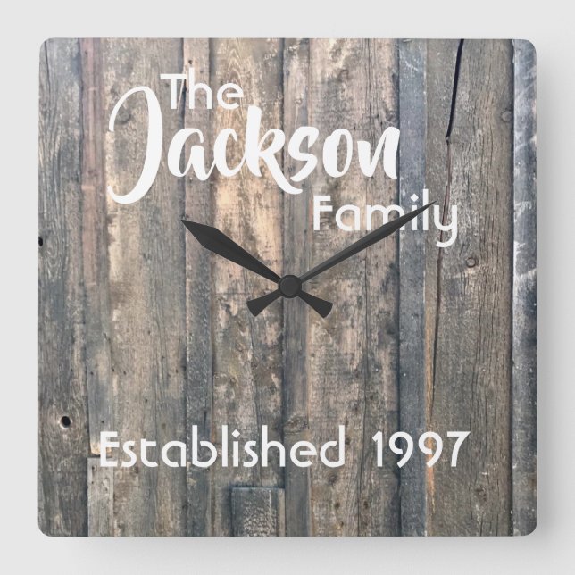 Customizable Wall Clock (Front)