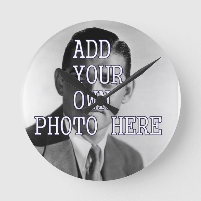 CUSTOMIZABLE WALL CLOCK - BEST HOLIDAY GIFTS (Front)