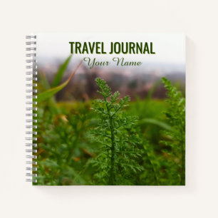 Customizable Wanderlust Nature Travel Botanical Notebook
