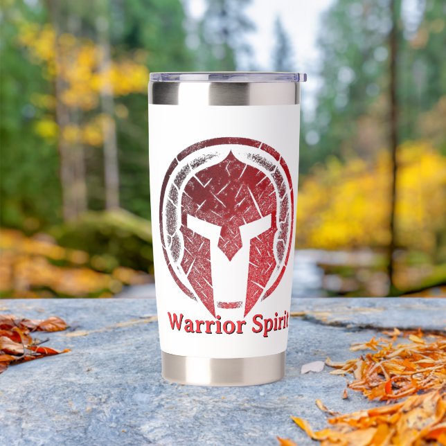 Customizable Warrior Spirit Water Bottle Insulated Tumbler (Outdoor)