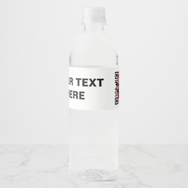 Customizable Water Bottle Labels (Set of 4) (Front)