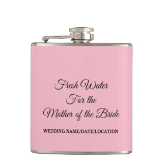 CUSTOMIZABLE Water for Mother of the Bride Flask