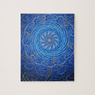 Customizable Water (Psychedelic spirograph) Jigsaw Puzzle